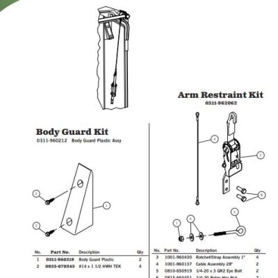 Aero Swing Arm Boby Guard Kit